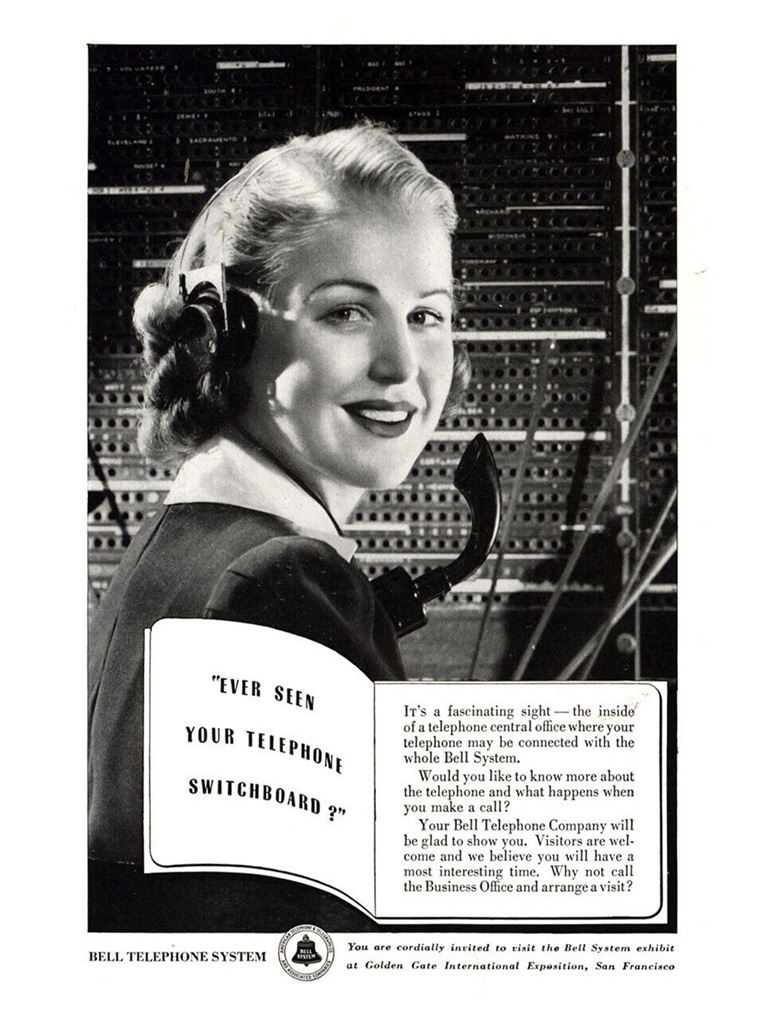 Telephone Switchboard Ad.